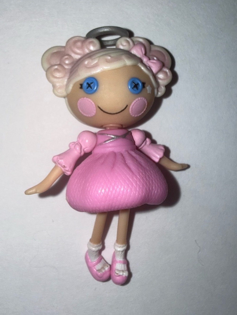Mini Lalaloopsy Cloud E. Sky doll-  collectible, Pink, Cute 3”